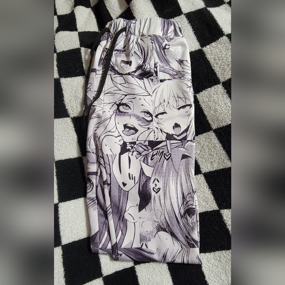 NWOT Men's anime jogger sweatpants with pockets size small